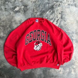 Russell Athletic Red Georgia Sweater
